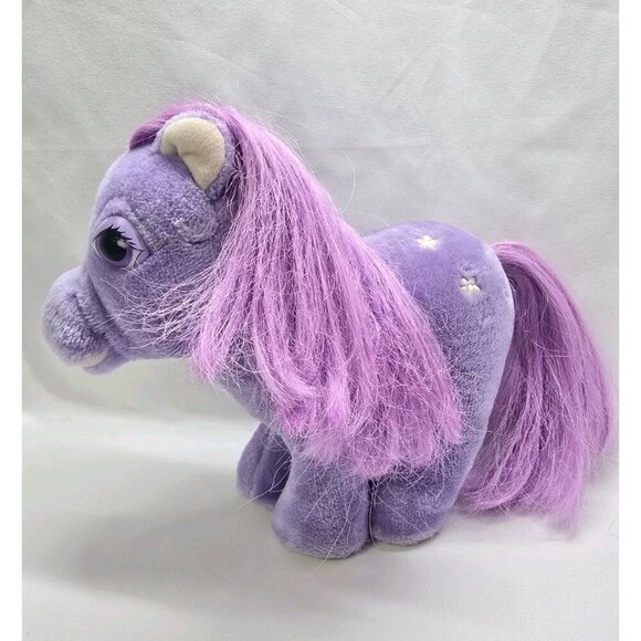 Hasbro Other - VTG 1983 Hasbro Softies, My Little Pony Blossom Purple Plush Pony Stuffed Toy